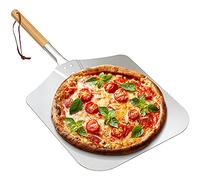 onlyfire Pelle à Pizza en Aluminium 30.5 x 35.6 cm, Poignée de 36 cm | avec Cordon de Suspension, pour Cuisine Intérieure, Four à Pizza Extérieur et Barbecue