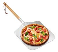onlyfire Pelle à Pizza en Aluminium avec Poignée en Bois pour Fours à Pizza Extérieurs et Fours Intérieurs, 30.5 cm x 35.6 cm