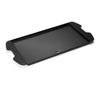 Onlyfire Plancha Plaque pour Weber Traveler, 49 x 29.5 cm Plaque de Cuisson, Plaque Céramique pour Weber Compact Barbecue à Gaz, Noir