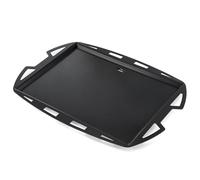 Onlyfire Plancha Pleine Taille en Acier avec Revêtement Céramique pour Weber Q300, Q320, Q3000, Q3100, Q3200 - Plaque de Cuisson Intégrale pour Barbecue à Gaz - NON Compatible avec Séries N