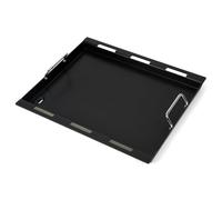 Onlyfire Plaque de Barbecue pour Weber Spirit I & II 200 Series, BBQ Plancha pour Weber Spirit E210 E220 S210 S220 Barbecues à Gaz, avec Poignée, Revêtement Céramique, 50,6 × 44 × 3,8 cm, Noir