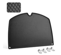 onlyfire Plaque de Cuisson Réversible pour Série Weber Q200/2000, Plaque Plancha en Fonte pour Barbecue à Gaz et Électrique Q200, Q220, Q240, Q2000, Q2200, Q2400, Remplacement pour Weber 6559