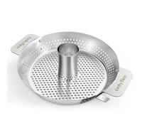 onlyfire Support de Cuisson en INOX pour Poulet et Barbecue, Compatible avec Le Système Weber Gourmet BBQ, Accessoire pour Weber