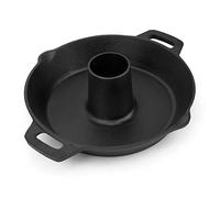 onlyfire Support Rôtir Poulet en Fonte pour Barbecue | Cocotte pour Poulet au Barbecue Ø 28 cm, Accessoires pour Weber et Kamado