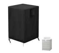 Onlyme - Housse de protection carrée pour foyer à gaz et brasero - Tissu Oxford 600D robuste et imperméable avec cordon de serrage pour foyer à gaz et brasero - 55 x 55 x 89 cm