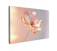 OnlyWow© Poster De Jardin 120x80 cm Deco Exterieur Decoration Balcon Décoration Affiche Murale Extérieur Terrasse Déco Appartement Extérieure Lunettes - Fleur - Rose