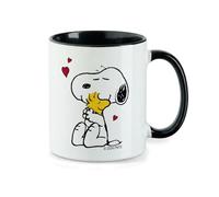 ONOMATO! Tasse Peanuts Snoopy Woodstock, Tasse en Céramique 330 ml, Tasse à Thé avec Motif de Dessin Animé, Tasse Cadeau Peanuts pour Femmes, Hommes et Enfants pour Noël