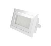 ONSSI Projecteur de Plafond LED 36W 3600lm,Cadre Blanc Encastré Rectangulaire 240x150mm,Lumière Froide Blanc, (CCT Dimmable en Blanc-Neutre-Chaud)