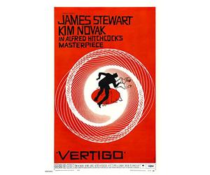 onthewall Vertigo Alfred Hitchcok Movie Film 30 x 40 cm Poster Art Print