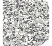 ONTWIE Mélange de 900 g de copeaux de couleur décorative pour murs, sols, intérieur et extérieur (gris clair, gris foncé, blanc grisâtre, blanc)