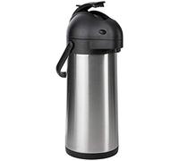 ONVAYA® Airpot Pompe | 3 litres | Pot isolant | Thermos | Distributeur de boissons | Acier inoxydable mat | Cafetière | Double paroi