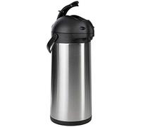 ONVAYA® Airpot carafe à pompe | carafe à vide | bouteille thermos | distributeur de boissons | acier inoxydable mat | cafetière | double paroi (5l)