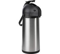 ONVAYA® Airpot Pompe | 3 litres | Pot isolant | Thermos | Distributeur de boissons | Acier inoxydable mat | Cafetière | Double paroi