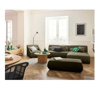 Lisa design Onyx canapé d'angle modulable - Vert