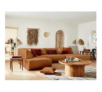 Lisa design Onyx canapé panoramique - Rouille