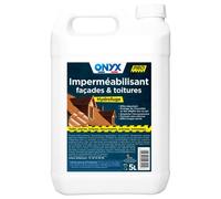 Onyx - Imperméabilisant Hydrofuge - Façades, Toitures, Supports Poreux - 5L | Effet Déperlant - Protection Humidité et Gel Longue Durée - Formule Sans Silicone - Fabriqué en France