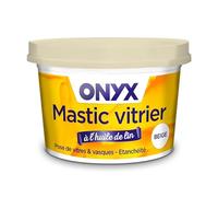 Mastic vitrier à l'huile de lin - 1 Kg - beige