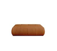 Lisa Design Pouf modulable Onyx en tissu Rouille