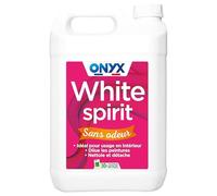 Onyx - White Spirit Sans Odeur - Solvant Diluant Peintures et Vernis - Produit Nettoyant Décapant Peinture - Fabrication Française - 5L