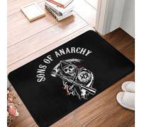 OOAHJEID Paillasson Tapis antidérapant pour Cuisine, Salle de Bain et Balcon Motif tête de Mort Motif Sons of Anarchy