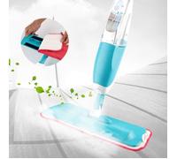 OOBEST® Balai vaporisateur pomme d'arrosoir Multifonctions Vadrouille en microfibre Balayer Nettoyeur Bleu 128x38.5x11.5cm
