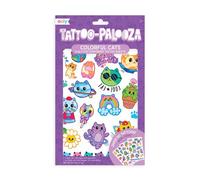 Ooly Tattoo Palooza Tatouages Temporaires Chats Colorés