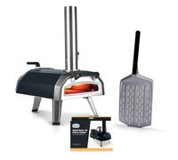 Ooni Karu 2 Pack complet - Four à Pizza Multi-Combustible Portatif avec Pelle à Pizza Perforée 30 cm et Housse de Protection Sur-Mesure