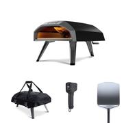 Ooni Koda 12 Pack Essentiels : Four à Pizza à Gaz avec Housse de Transport, Pelle à Pizza en Métal 30 cm et Thermomètre - Four à Pizza Extérieur Haute Température 500°C - Idée Cadeau Cuisine Extérieur