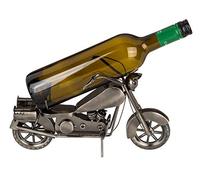 ootb Porte Bouteille en métal, Moto, env. 31 x 17 cm, Silver