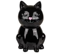 OOTB - Tirelire Chat en Céramique - Noir