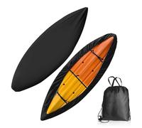 Opaltool Housse de Protection Kayak, Épaissie 420D Imperméable Housse de Protection pour Bateau de Canoe, Écran Solaire pour Bateau de Pêche Kayak Canoë Planche à Pagaie