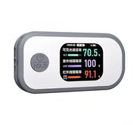 Opatiny Analyseur de film portable pour voiture ABS 101 x 51 mm | Mesure le rejet des infrarouges, la lumière visible, les UV ; pour une lecture numérique instantanée