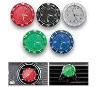 Opatiny Horloge lumineuse pour tableau de bord de voiture, montre électronique à quartz de 42 mm avec boîtier en acier et verre saphir, décoration de grille d'aération, décoration intérieure de bureau