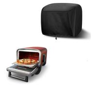 Opatiny Housse de four à pizza série 100 101 pour four à pizza d'extérieur - Étui en tissu Oxford imperméable avec cordon de serrage réglable - 55 x 45 x 38 cm - Noir