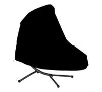 Opatiny Housse imperméable Oxford 420D pour chaise longue à suspendre, résistante au vent, protection de meubles d'extérieur avec ourlet élastique, 185 x 117 x 198 cm, noir