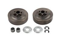 Opatiny Kit de pignon de tambour d'embrayage 3/8" 6T avec roulements à aiguilles MS170 MS180 MS210 MS230 MS250 017 018 021 023 025 pour pièces de tronçonneuse