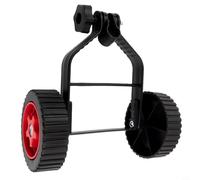 Opatiny Kit de roues de débroussailleuse réglable à 3 positions avec support de structure triangulaire pour débroussailleuse, pelouse, outils de jardin, roues de support