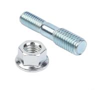 Opatiny Kit d'écrous et boulons de barre de guidage pour tronçonneuse 52 58 cc - Vis à double tête en acier au manganèse de rechange pour outil forestier