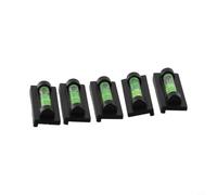 Opatiny Lot de 5 outils de nivellement tubulaires portables avec base plate pour cadres photo, point de croix, calibrage de support TV, 4,7 x 1,8 cm