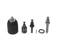 Opatiny Mandrin de perceuse sans clé 5 en 1 2-13 mm avec adaptateur SDS Plus et tige hexagonale 1/4 compatible avec marteau et e conversion pour le métal et le travail du bois