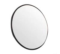 Opatiny Miroir convexe réglable de 45 cm avec support mural, miroir rond grand angle pour allée, garage, entrepôt et bureau, noir