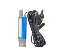 Opatiny Pompe de transfert d'eau diesel 24 V 30 l/min à faible bruit (12 V) | Débit rapide de 30 l/min, moteur 12 V DC, design compact de 38 mm, corps en acier inoxydable, fonctionnement à faible bruit