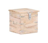 vidaXL Coffre en bois d'acacia solide 40x40x40 cm 289646 Brun G