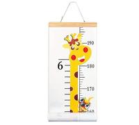 Opdestn Mesureur de Taille Mural pour,Tableau de Croissance Amovible avec Rubans | Règle de Mesure Réutilisable avec Lanière pour Croissance Enfant