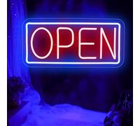 Open Panneau néon LED alimenté par USB avec interrupteur à intensité variable pour bar, club, magasin, restaurant, café, décoration cadeau