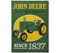 Open Road Brands John Deere Tractor Since 1837 Plaque en métal