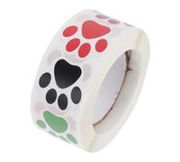Operitacx 1 Rouleau Patte De Chien Stickers Pattes Sticker Mural Chien Chiens Autocollant De Patte De Chien Décor Anniversaire Animal De Compagnie Patte De Chiot Stickers Papier D'emballage