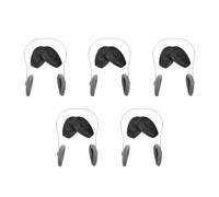 Operitacx 10 Pièces Protège-oreilles en Silicone Antidérapant pour | Étanche et Résistant à L’huile, Usage ou Coloration, Armature Métallique, Noir