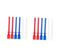 Operitacx 12Pièces Outil Épandeur de Colle Flexible pour Cuir Spatule à Colle pour Peinture et Projets DIY Pratique et Facile à Nettoyer