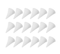 Operitacx 18 Pcs Support Réfractaire de Cône Surface Lisse en Oxyde D'aluminium Blanc pour Cuisson de Poterie, Minimise le Contact L'émail pour Fours à Gaz